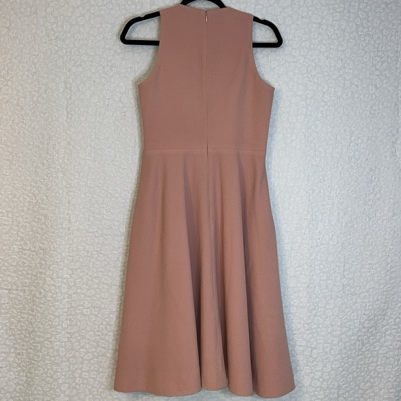 DRESS THE POPULATION CATALINA BLUSH CREPE COCKTAIL DRESS MEDIUM - Picture 4 of 16